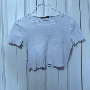 Zara cropped tee